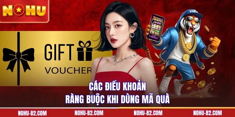 Các điều khoản ràng buộc khi dùng mã quà